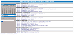 Desktop Screenshot of calendar.dulwich.org.uk