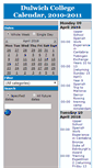 Mobile Screenshot of calendar.dulwich.org.uk